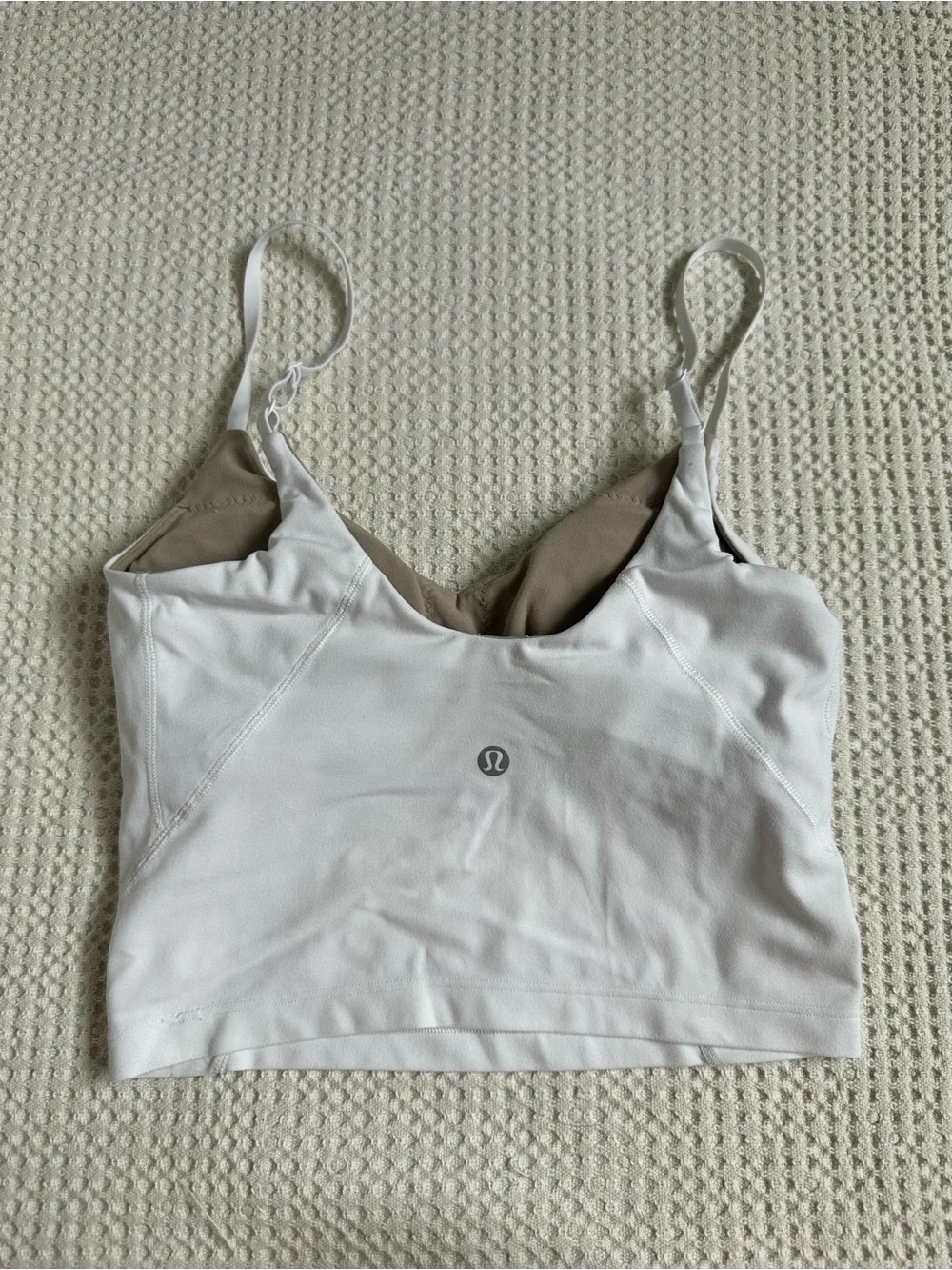 lululemon athletica Align Cropped Cami Tank - White - Picture 2 of 4